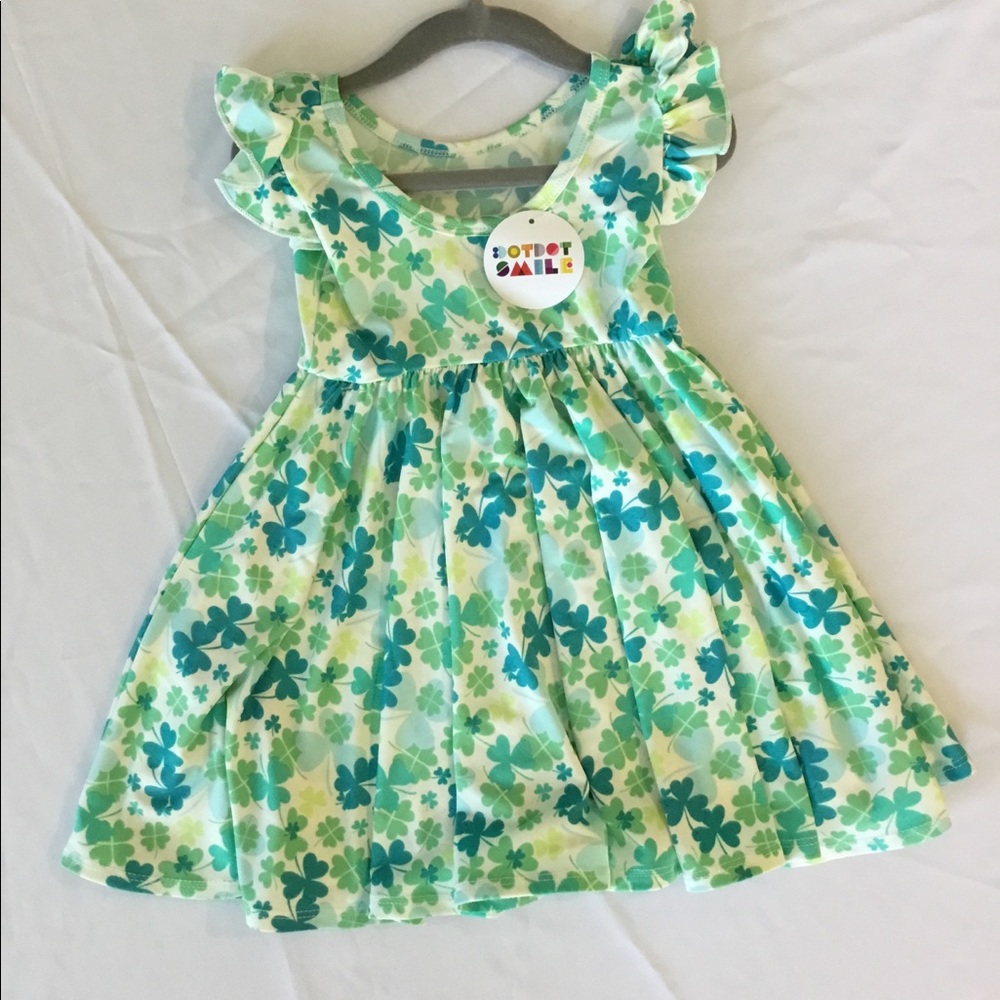 Dot Dot Smile St Patrick’s dress